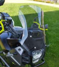 SVT 650X motorcycle windshield