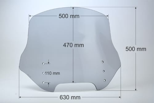szyba turystyczna JS wymiar r1050rt